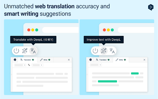 DeepL: translate and write with AI screenshot