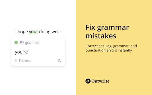 Outwrite — Grammar checker & rewrite tool screenshot