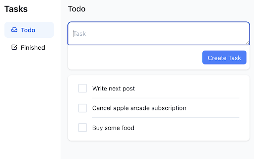 Quick Todo Tab screenshot