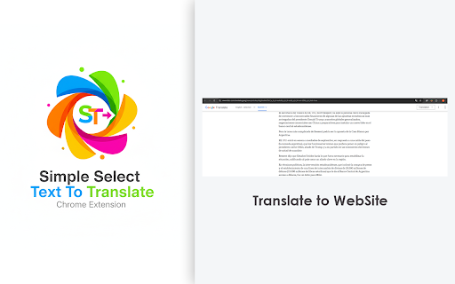 Simple Select to Translate screenshot