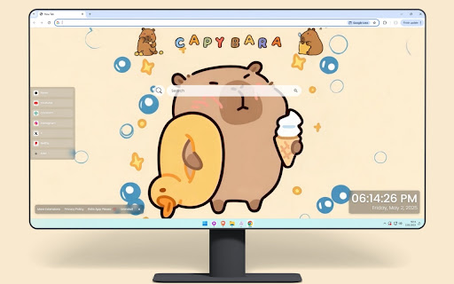 Capybara Live Wallpaper screenshot