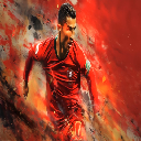 Cristiano Ronaldo With Portugal-Themed Live Wallpaper icon