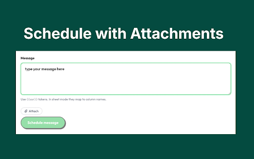 WAscheduler: Schedule Message in Whatsapp screenshot