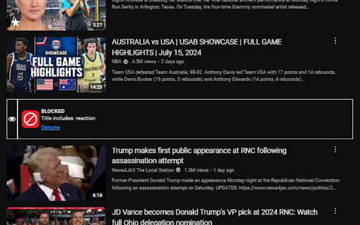 YTBlock - Block any content from YouTube™ screenshot
