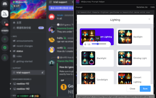 Prompt Tool - Midjourney Prompt Helper screenshot