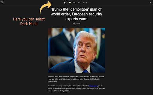 Lumina Reader - Reader Mode & Readability screenshot