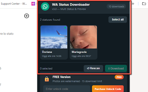 Multi WhatsApp Status Downloader screenshot