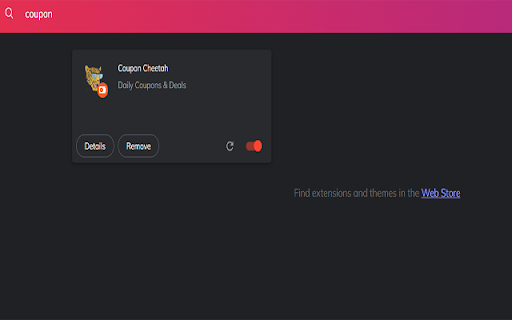 Coupon Cheetah screenshot