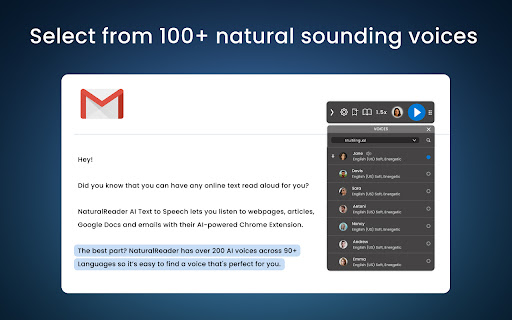 NaturalReader - AI Text to Speech screenshot