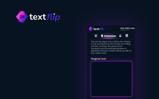 TextFlip: ChatGPT Rewriter, AI Humanizer, Chat PDF and Summarizer screenshot