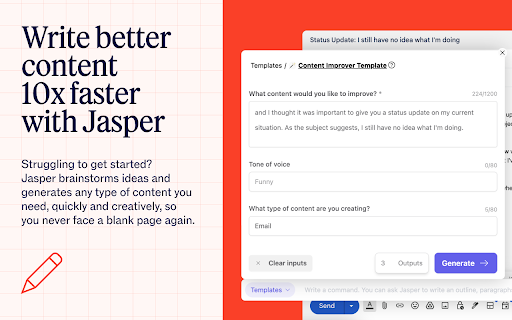 Jasper Everywhere Extension screenshot