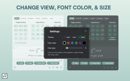 MATH Keys - Equation & Formula Editor screenshot