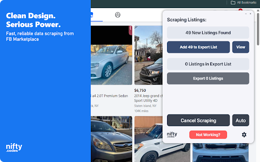 F-Social Scraper: Export Posts, Profiles, Listings & More screenshot