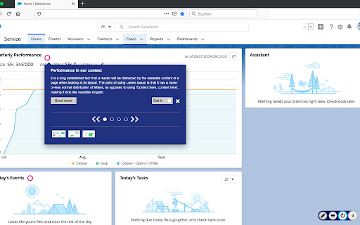 GRAVITY Personal Help System screenshot