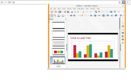 LibreOffice Impress online screenshot
