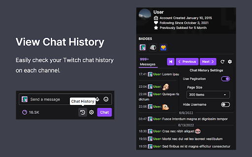 Twitch Chat Nexus screenshot