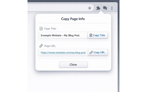 Copy Title & URL screenshot