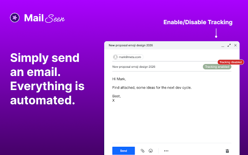 Mail Seen - Unlimited Email Tracker for Yahoo screenshot
