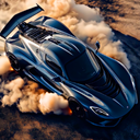 Black Car Smoke Live Wallpaper icon