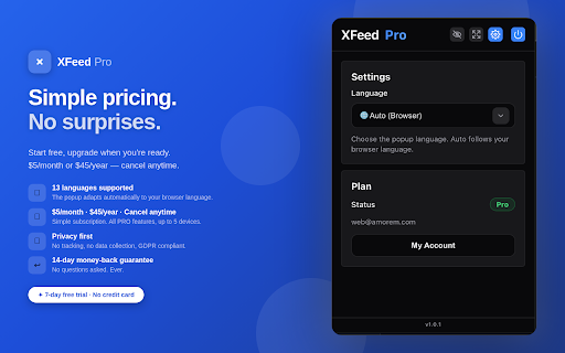 XFeed Pro screenshot