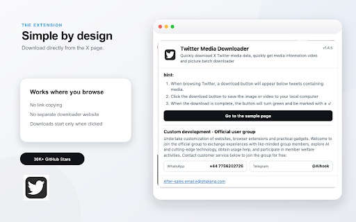 X Twitter Video and Picture Batch Downloader screenshot