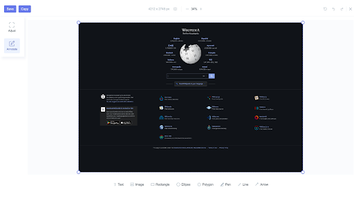 Visual Snippets: Screenshot, Annotate & Share screenshot