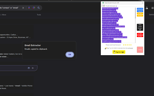 Email Address Finder - Email Hunter Tool screenshot