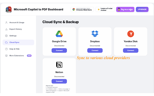 Microsoft Copilot to PDF: Export Microsoft Copilot Chats to PDF, Markdown, screenshot
