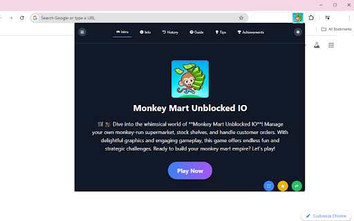 Monkey Mart Unblocked IO screenshot