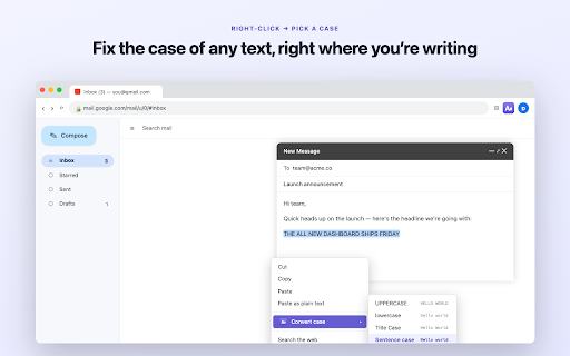 Capital Letter Converter — Uppercase, Lowercase, Title Case screenshot