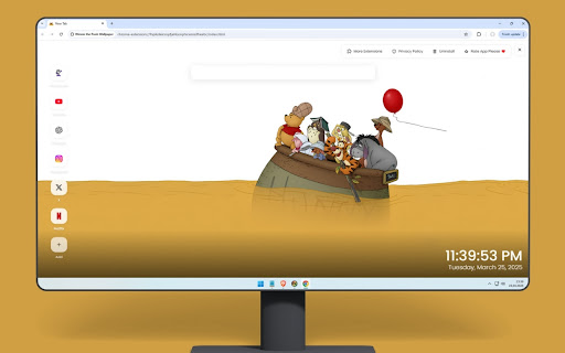 Winnie the Pooh Wallpaper screenshot