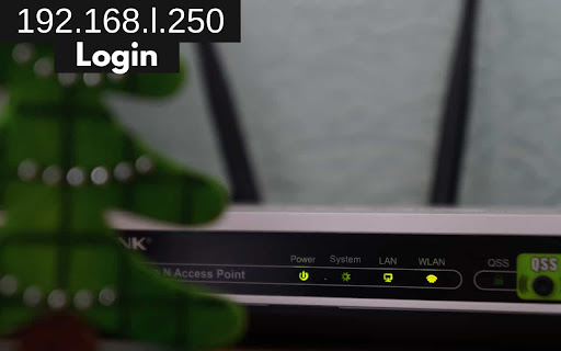 192.168.l.250 Login Admin screenshot