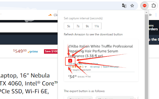 Amazon Reviews Extractor Images - Videos screenshot
