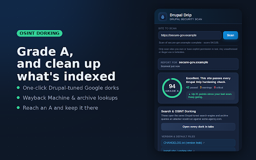 Drupal Drip screenshot