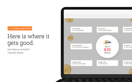 Newegg Coupon Finder - Find the best coupons for Newegg screenshot