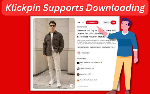 Pinterest Video Downloader - KlickPin screenshot