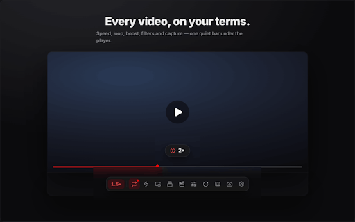 YouTube™ Advanced Controls - YouTube™ Enhancer screenshot