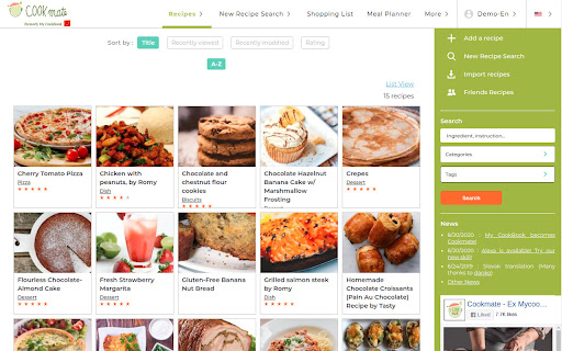 COOKmate screenshot