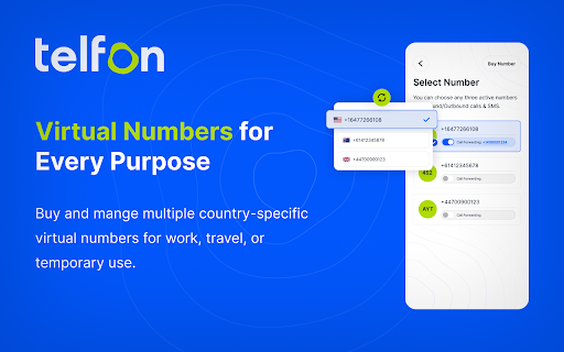 Telfon - Virtual Phone System screenshot