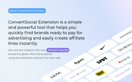 ConvertSocial Extension screenshot
