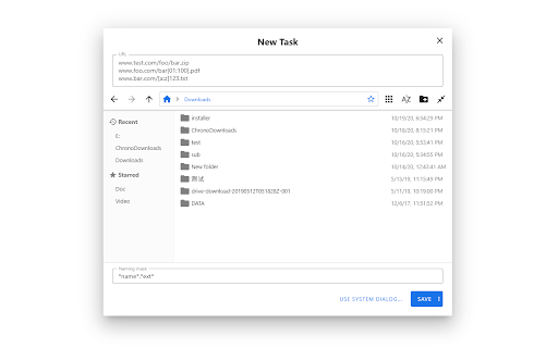 Chrono Download Manager screenshot