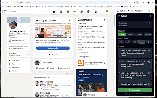 ClipHook — AI Hooks & Captions screenshot