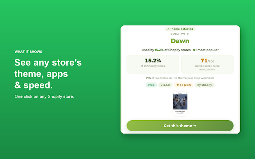 Shopify Theme Detector — Theme & App Finder screenshot