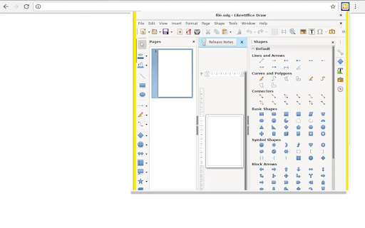 LibreOffice Draw online screenshot