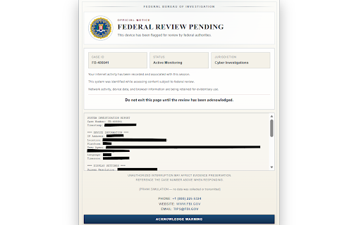 FBI Jumpscare screenshot