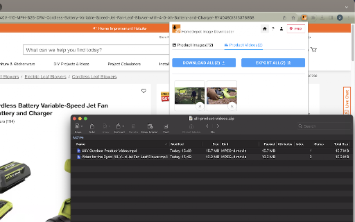 HomeDepot Image Downloader screenshot