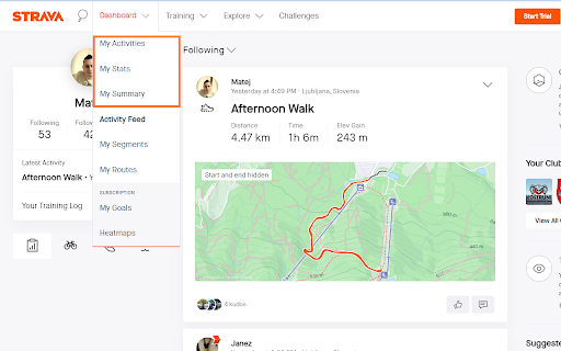 Strava Extension: Street View, Maps & Advanced Analytics screenshot