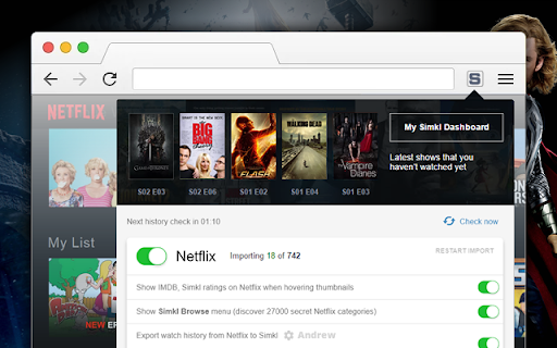 Enhancer for Netflix, Crunchyroll, etc screenshot