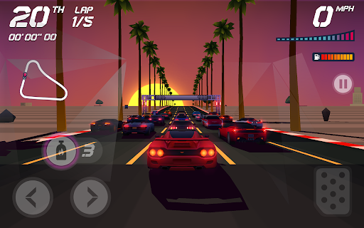 Retro Rush – Car Racing Game screenshot
