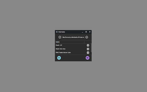 Web Radio screenshot